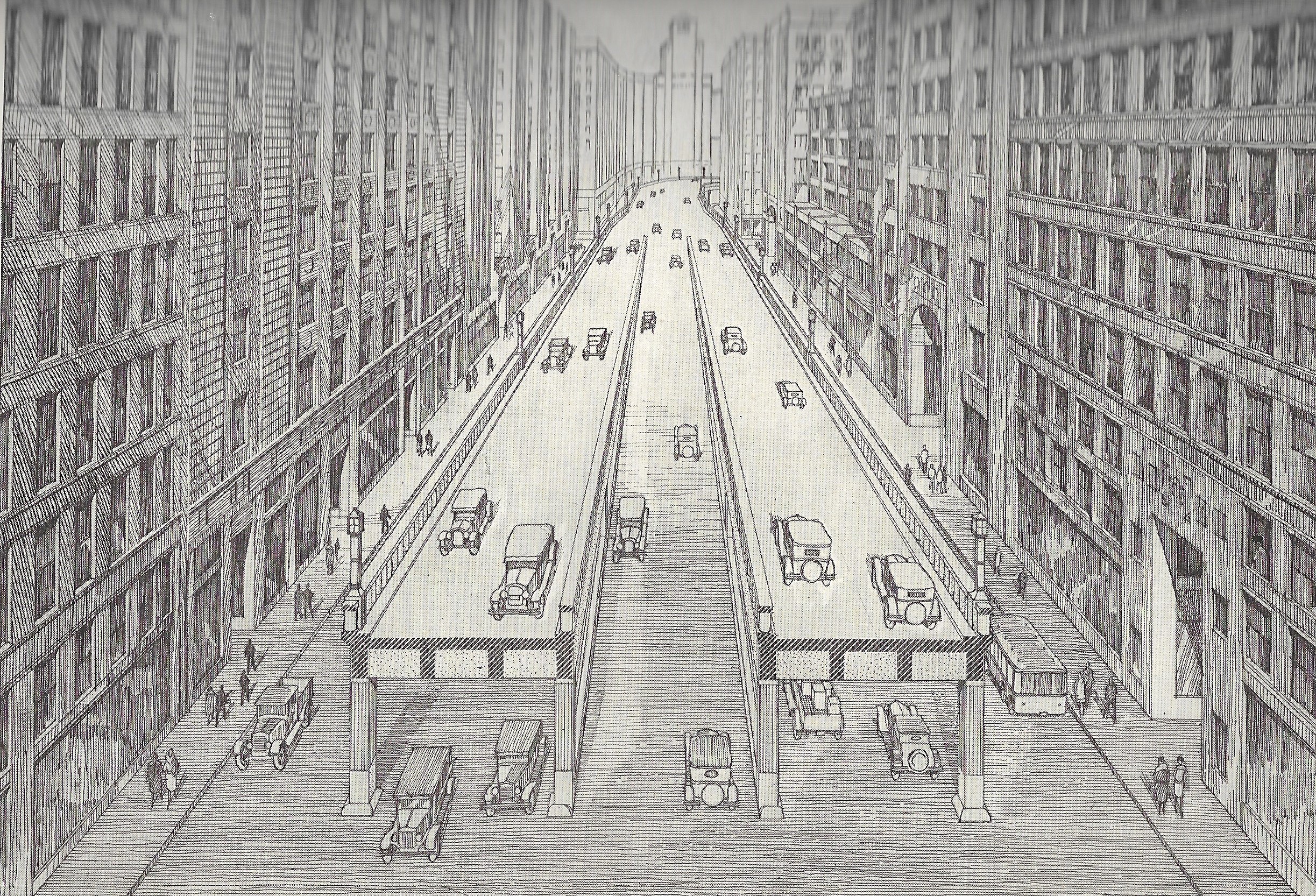 Central Artery El View